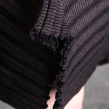 Issey Miyake ladies knitted dress black