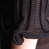 Issey Miyake ladies knitted dress black