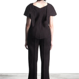 Issey Miyake women's pleated top black