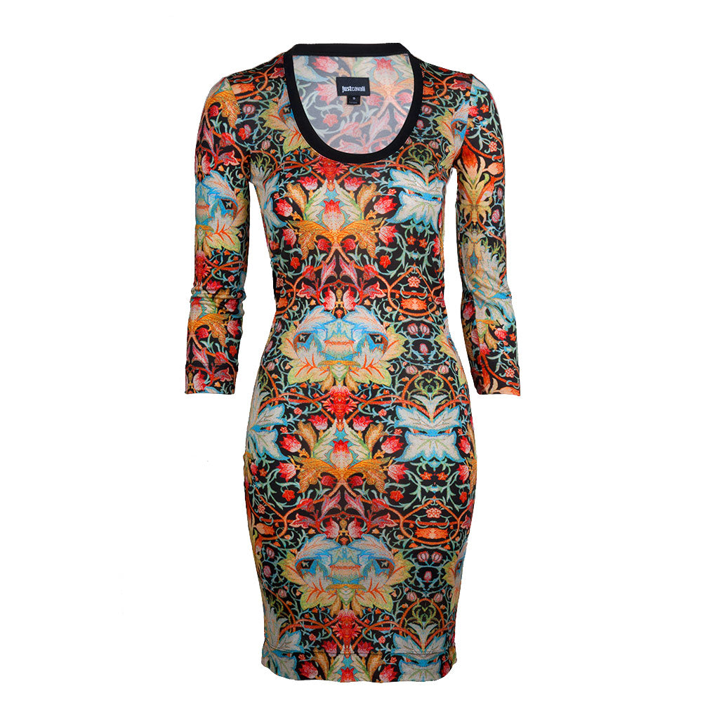 Just Cavalli Kleid flower print bunt