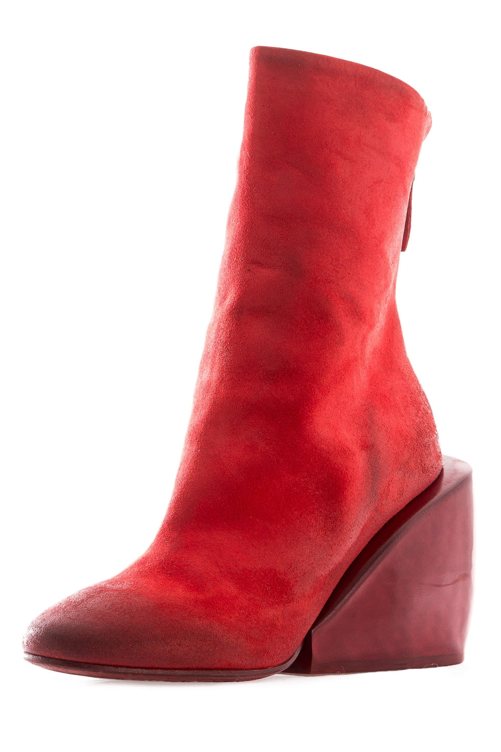 Marsèll Damen Stiefel mit Zip MASSICCIA rot