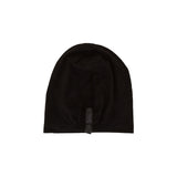 Lonnet Veloursleder Mütze Beanie schwarz 