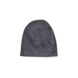 Lonnet Veloursleder Mütze Beanie grau 