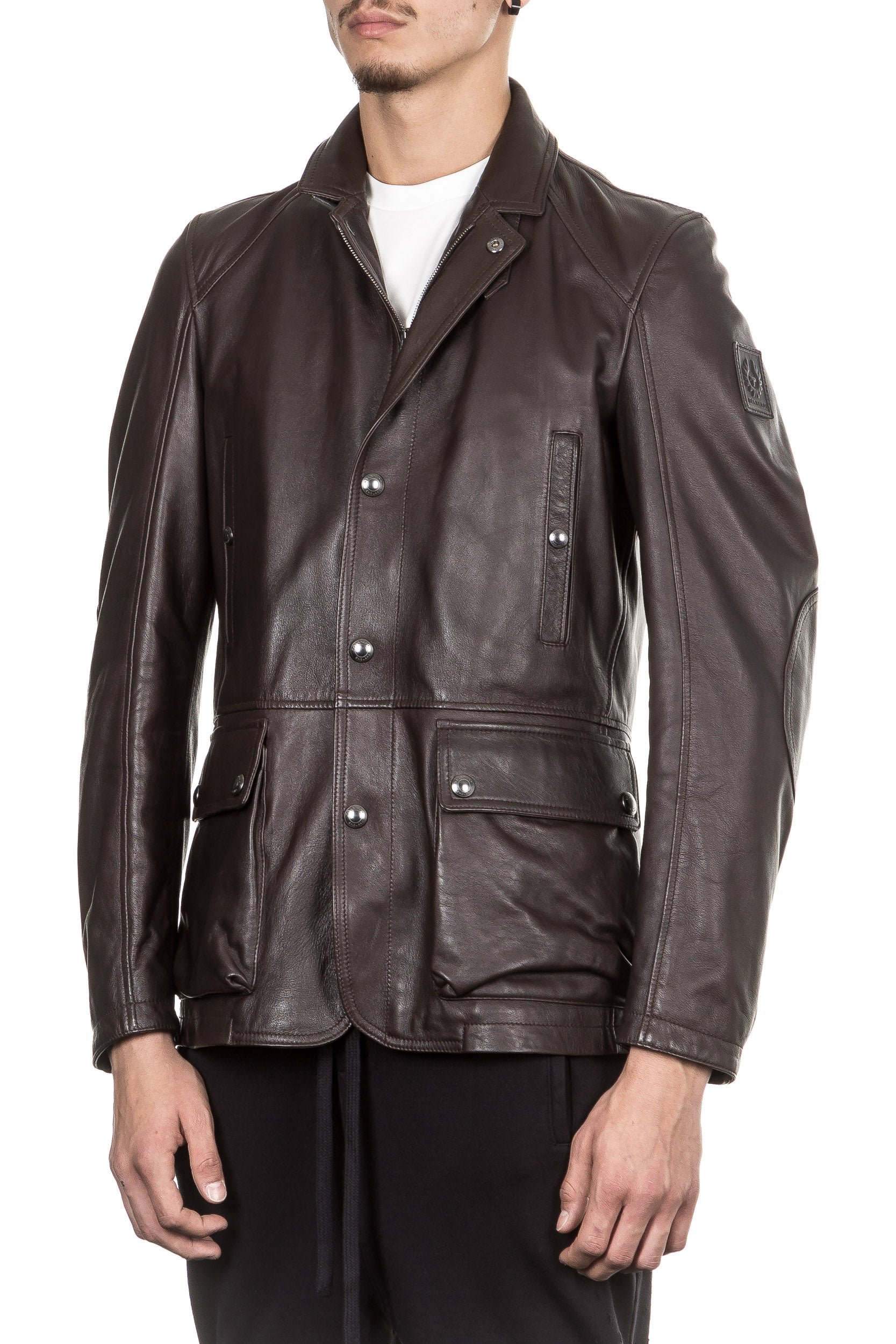 Belstaff Herren Lederjacke PORTER braun