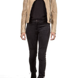 Belstaff Damen Leder Jacke ENDRICK sand