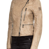 Belstaff Damen Leder Jacke ENDRICK sand