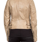 Belstaff Damen Leder Jacke ENDRICK sand