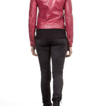 Belstaff Lederjacke SAXBY CAFE RACER rot