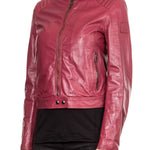 Belstaff Lederjacke SAXBY CAFE RACER rot