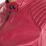 Belstaff Lederjacke SAXBY CAFE RACER rot