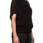 Isabel Benenato Grobstrick Pullover schwarz