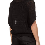 Isabel Benenato Grobstrick Pullover schwarz