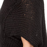 Isabel Benenato Grobstrick Pullover schwarz