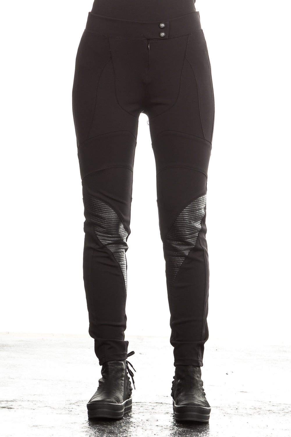 Pierre Balmain Damen Stretch Hose schwarz