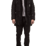 Eleven Elfs Herren Daunen Parka BIG FOOT schwarz