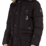 Eleven Elfs Herren Daunen Parka BIG FOOT schwarz