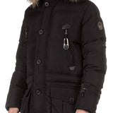 Eleven Elfs Herren Daunen Parka BIG FOOT schwarz