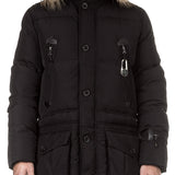 Eleven Elfs Herren Daunen Parka BIG FOOT schwarz