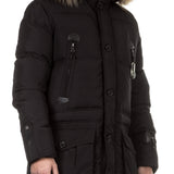 Eleven Elfs Herren Daunen Parka BIG FOOT schwarz