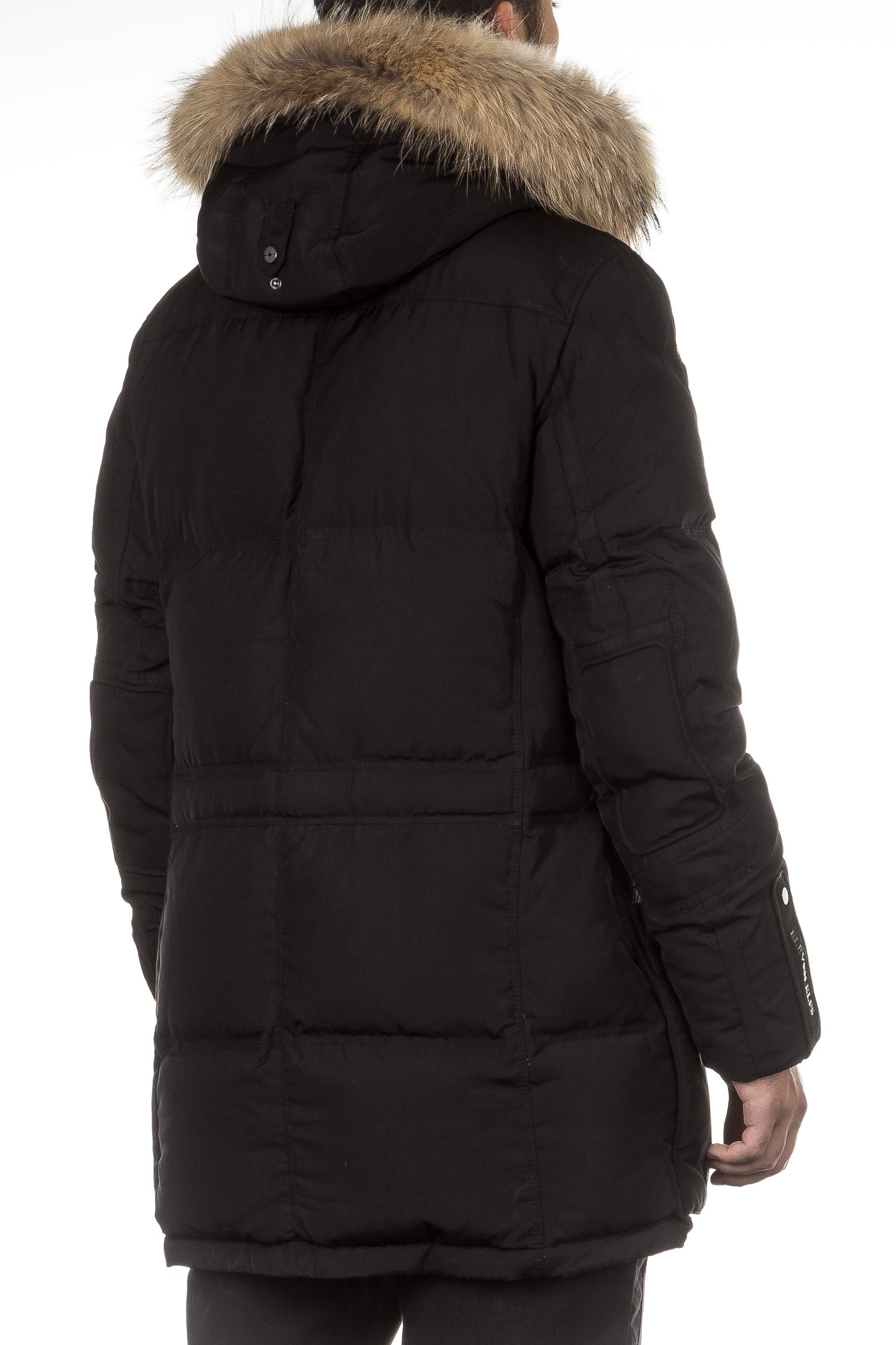 Eleven Elfs Herren Daunen Parka BIG FOOT schwarz