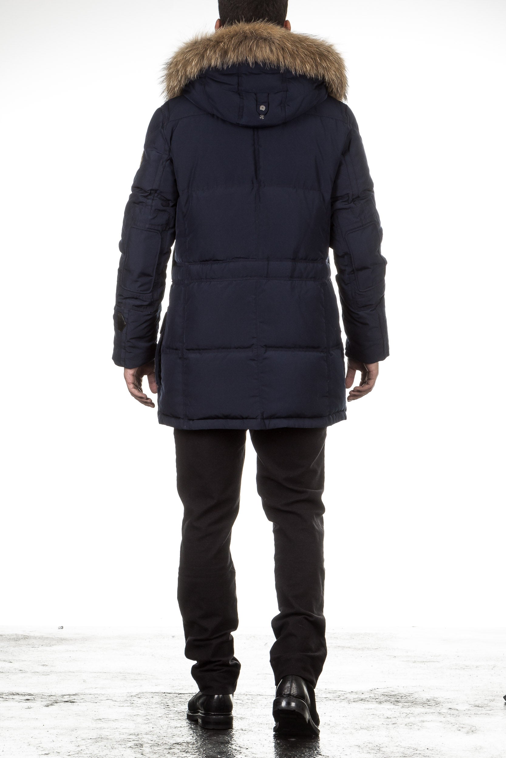 Eleven Elfs Herren Daunen Parka BIG FOOT marine