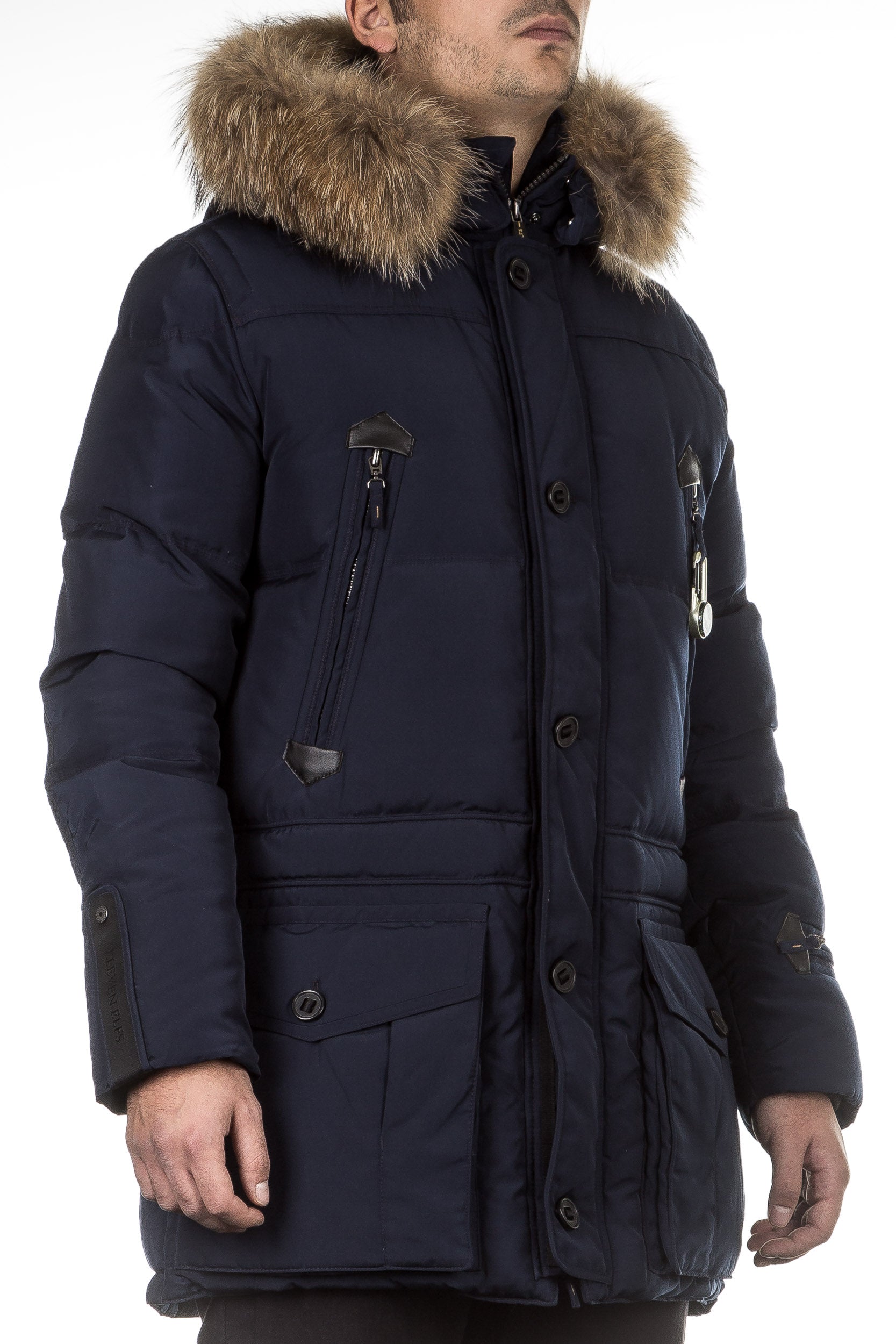 Eleven Elfs Herren Daunen Parka BIG FOOT marine