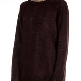 AVANT TOI Unisex Kaschmir Mix Pullover weinrot