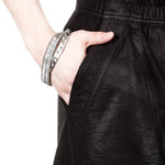 Julius Herren Sweatshorts Sarouel schwarz