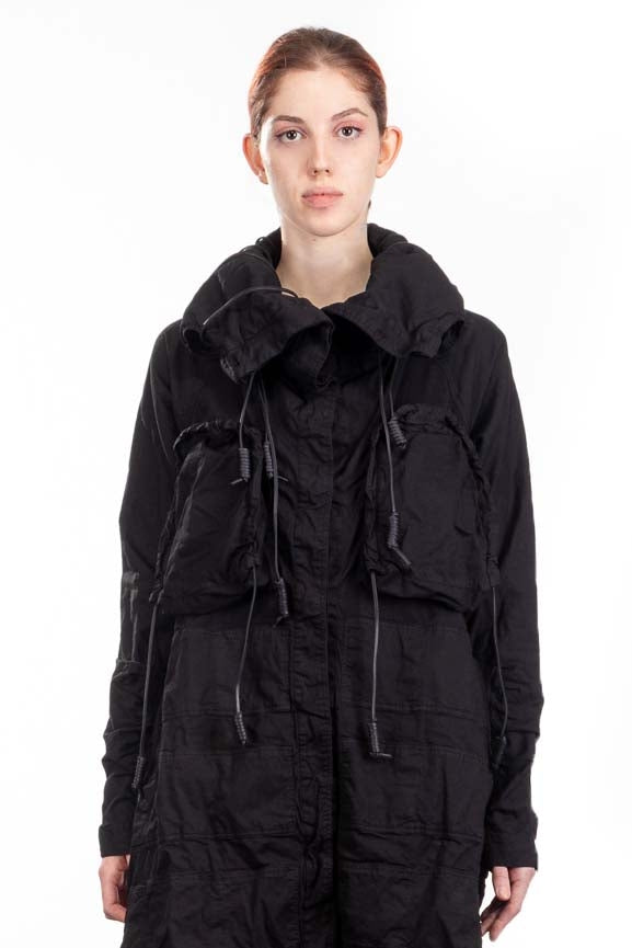 Rundholz DIP Damen Parka Avantgarde schwarz