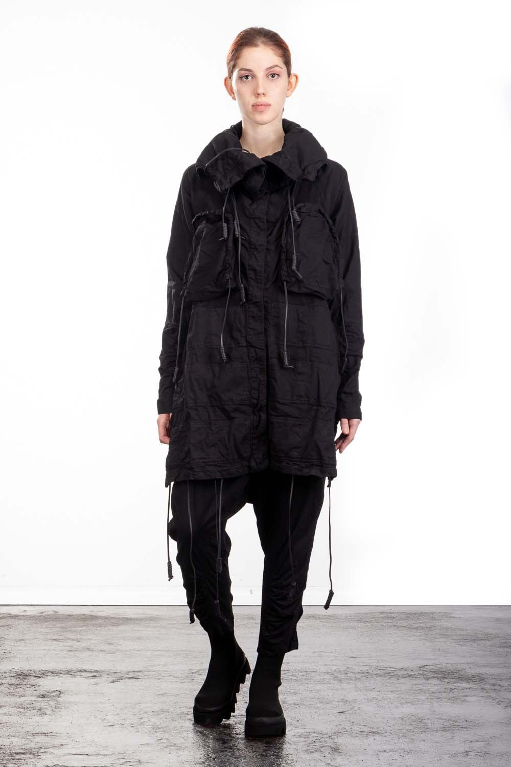 Rundholz DIP Damen Parka Avantgarde schwarz