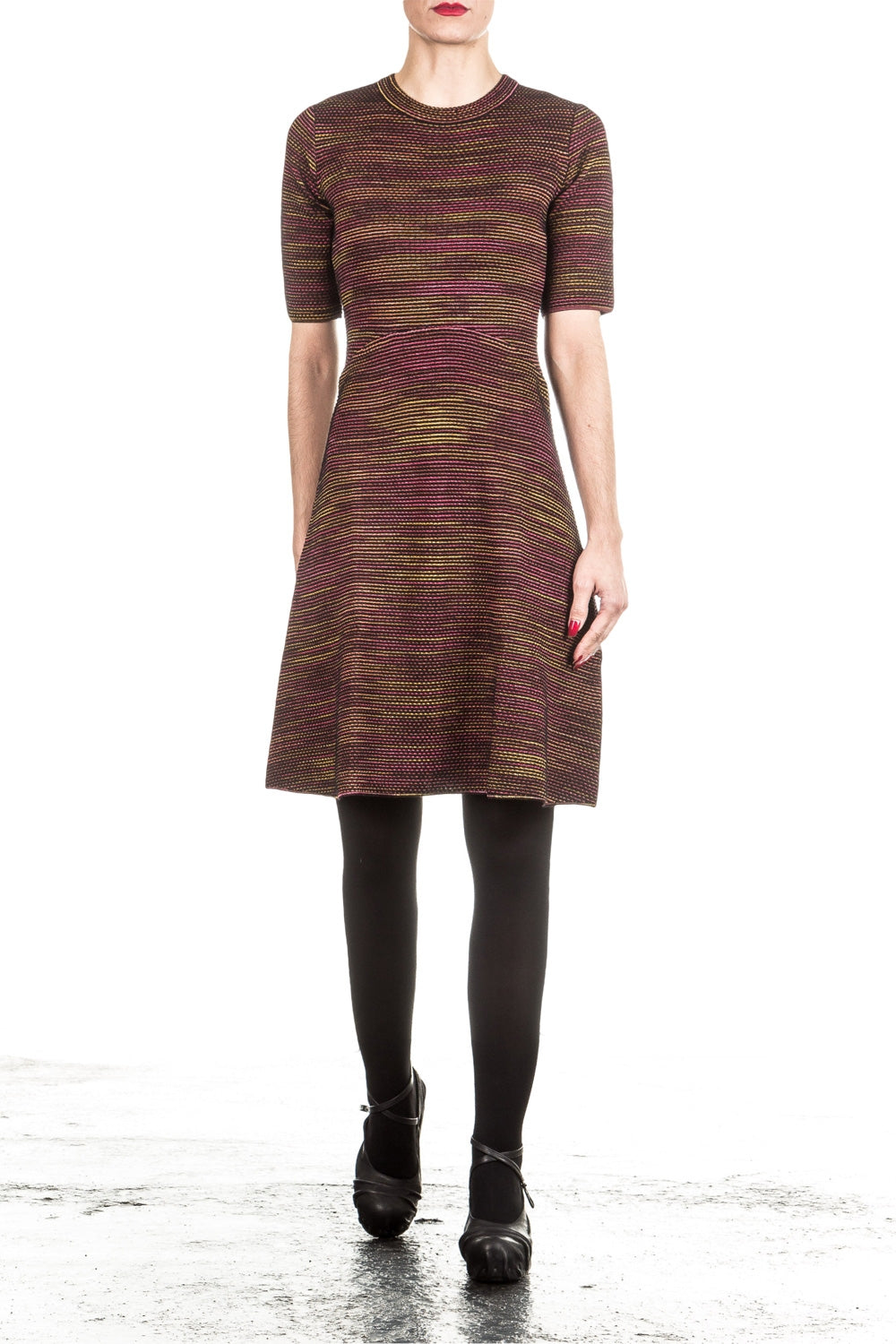 M Missoni Damen Strick Kleid multicolor