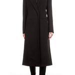 Ann Demeulemeester Damen Wollmantel schwarz