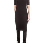 Helmut Lang Damen Strickkleid schwarz