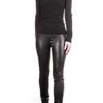 Helmut Lang Damen Pullover Turtle Neck SLASH RIB schwarz