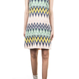 M Missoni Damen Kleid Zick Zack Print multicolor