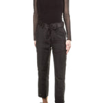 Ann Demeulemeester Damen Hose 7/8 Avantgarde schwarz 