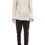 Ann Demeulemeester Unisex Grobstrick Pullover beige 