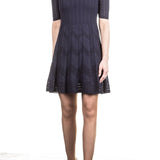 M Missoni Damen Strick Kleid navy