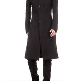 Masnada Herren Gehrock Avantgarde CRIPPEN COAT schwarz