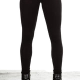 Masnada Damen Jersey Leggings schwarz 