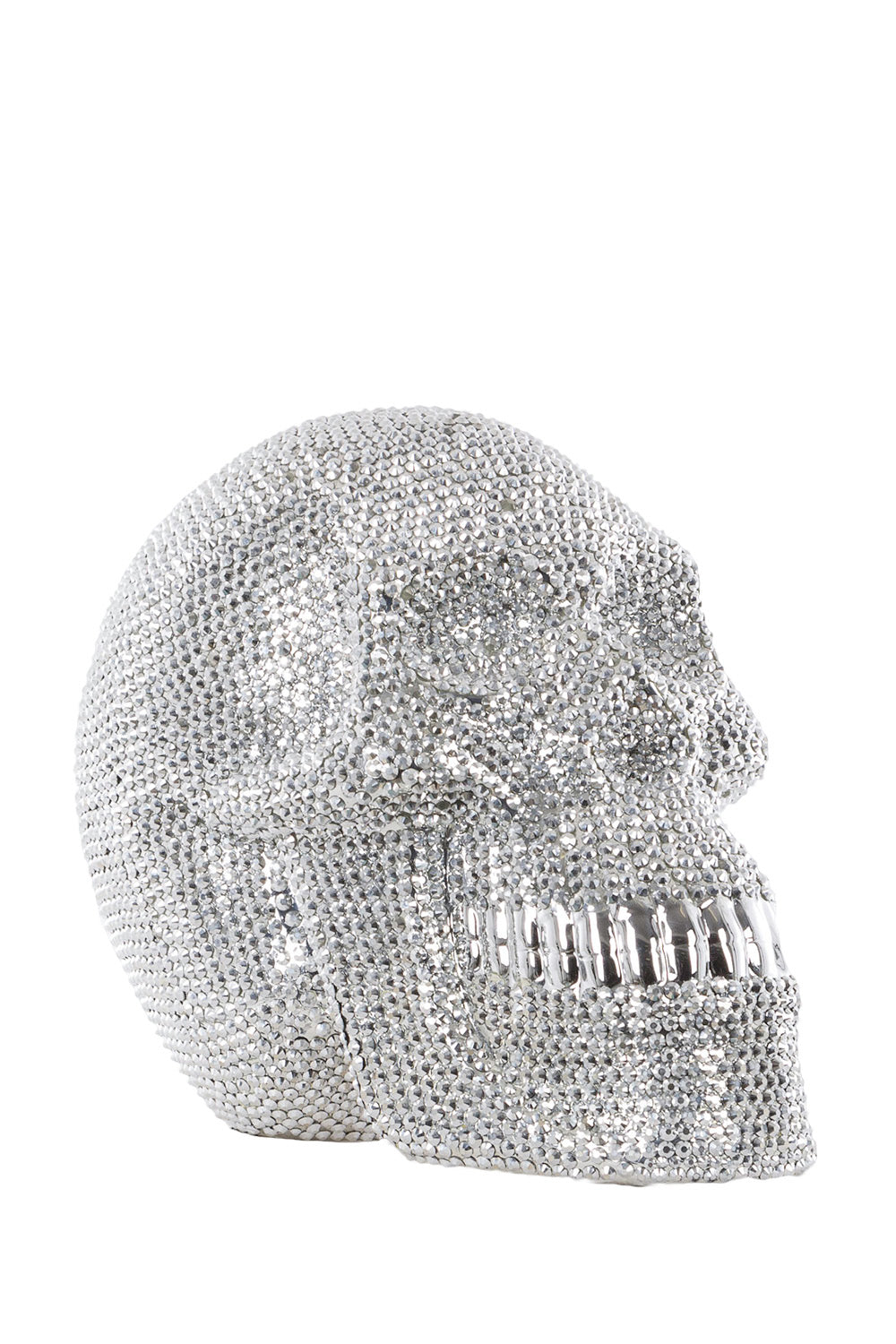 Cor Mulder Strass Skull DIAMOND groß silber