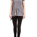 Rundholz Damen T-Shirt Avantgarde grau