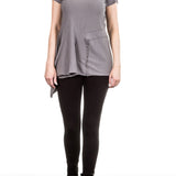 Rundholz Damen T-Shirt Avantgarde grau