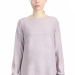 The Swiss Label Damen Langarm Shirt Kellerfalte rose