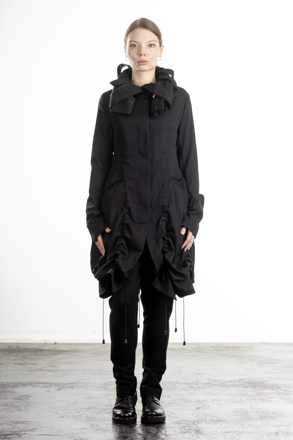 Rundholz Damen Parka Avantgarde schwarz