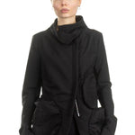 Rundholz Damen Jacke Avantgarde schwarz