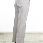 Nine In The Morning Damen Cropped Cordhose Lavinia wollweiß