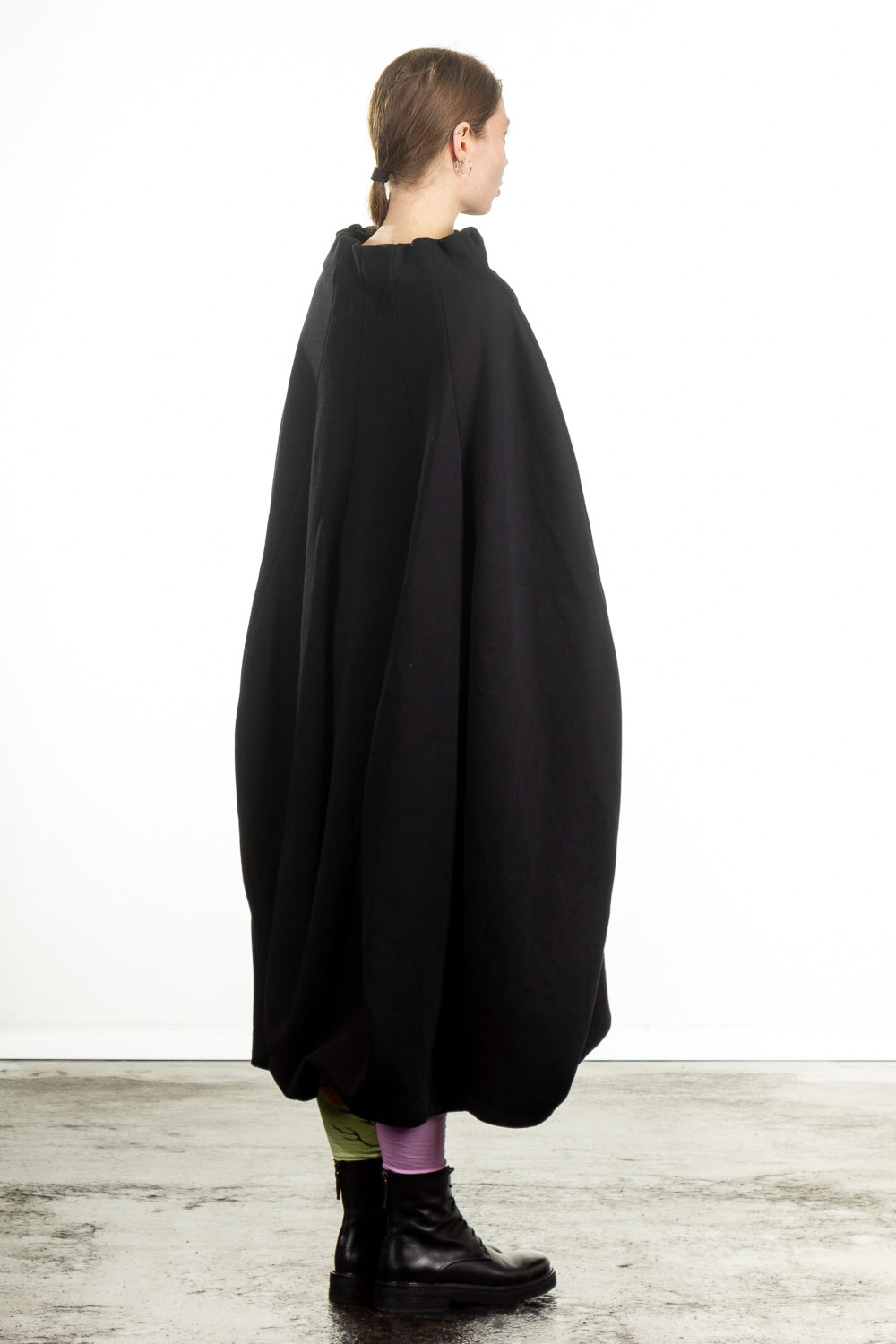 Rundholz Damen Cape Avantgarde schwarz