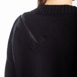 Yohji Yamamoto Damen Strick Cardigan schwarz