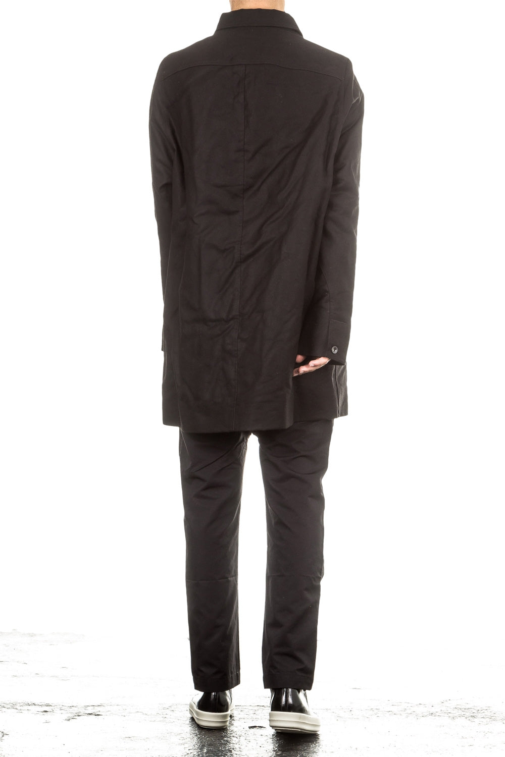 Rick Owens DRKSHDW Herren Mantel schwarz